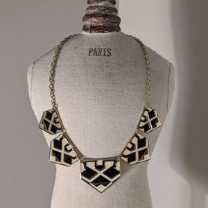 F21 Art Deco Statement Necklace